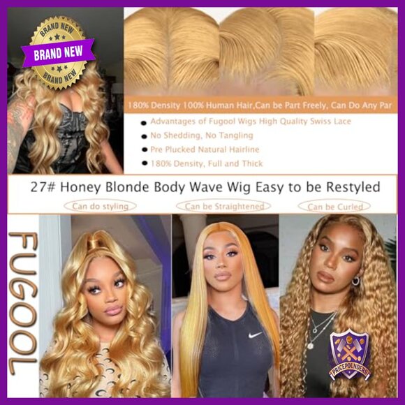 13x6 HD Lace Front Wig Human Hair Body Wave 180% Density 30 Inch main image 5